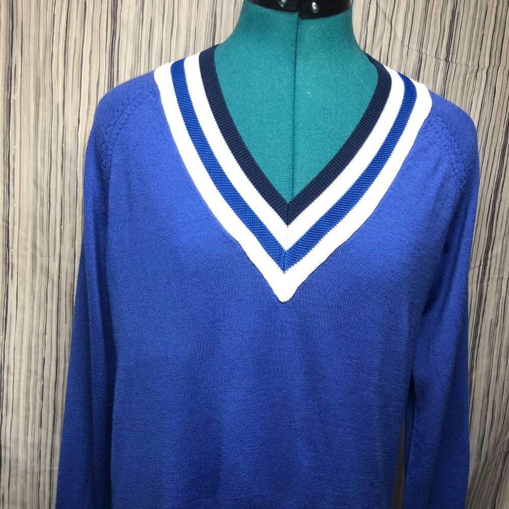 Jigsaw blue sweater size S